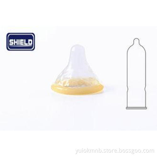 Aluminum Foil Smooth Extra Studded Condoms Natural Latex Wi